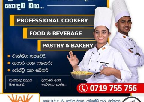 PROFESSIONAL COOKERY COURSE & PASTRY AND BAKERY COURSE